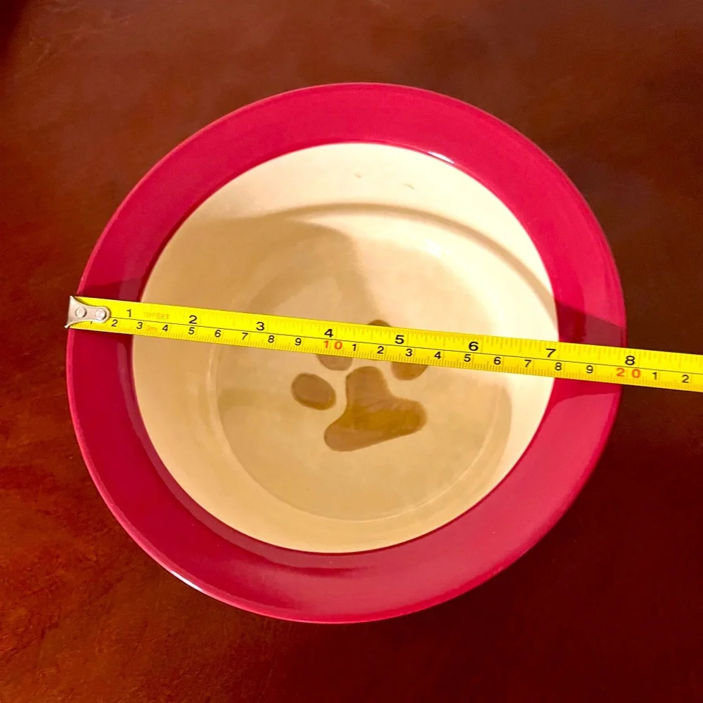 Cat/Dog Cheetah Large Bowl